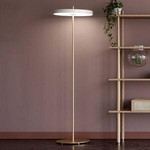UMAGE Lampa stojąca designerska Asteria Floor, możliwość ściemniania, biały / opal, salon / jadalnia, metal, design