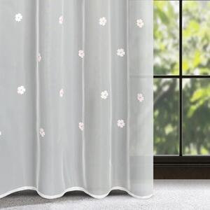 Firana gotowa EUROFIRANY Elsa 140 x 250 cm BiaÅo-rÃ³Å¼owy