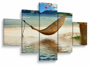 Obraz - Relaks na plaży (125x70 cm)