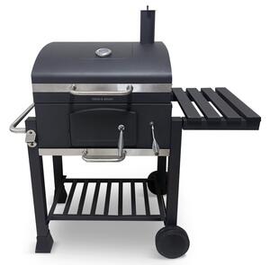 Grill ogrodowy węglowy GÖTZE & JENSEN GG710 z kominem, żeliwny ruszt, termometr, kółka