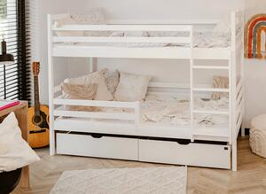 NEMO 90x200 białe łóżko piętrowe Lano Meble
