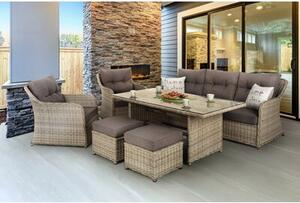Zestaw mebli ogrodowych HOME&GARDEN Bergamo 923006 Beżowy