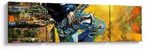 Obraz saksofonisty (170x50 cm)