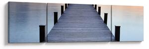 Obraz - Molo nad jeziorem Starnberger, Bavaria, Germany (170x50 cm)
