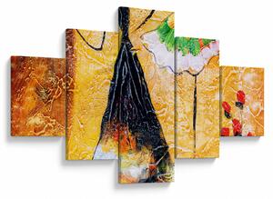 Obraz - Tańczące baletnice, obraz olejny (125x70 cm)