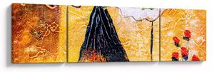 Obraz - Tańczące baletnice, obraz olejny (170x50 cm)