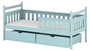EMMA 80x180 niebieskie łóżko dziecięce Lano Meble