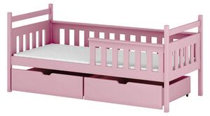 EMMA 80x160 różowe łóżko dziecięce Lano Meble