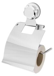 Samoprzylepny metalowy uchwyt na papier toaletowy w kolorze srebra Bestlock Bath – Compactor