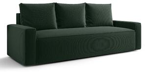 Zielone tapicerowana sofa rozkładana C9-T94