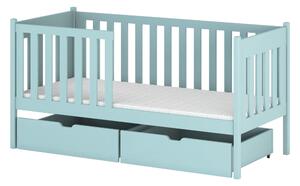 ALICJA 90x190 niebieskie łóżko dziecięce Lano Meble