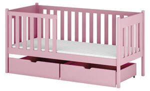 ALICJA 90x180 różowe łóżko dziecięce Lano Meble