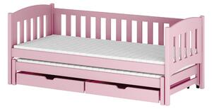 AMELKA 80x160 różowe łóżko piętrowe Lano Meble