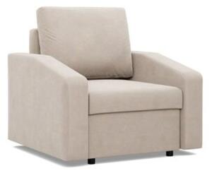 Fotel do salonu, BLOM, velvet, 83x92x92 cm, beÅ¼owy | TYLETEGOTU