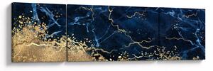 Obraz - Ciemnoniebieski marmur (170x50 cm)