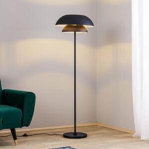 Lampa stojąca designerska Kellina Lucande, czarny, salon / jadalnia, metal, design