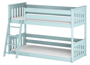 KEVIN 80x160 niebieskie łóżko piętrowe Lano Meble