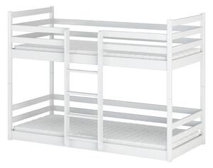 SHINE 80x160 białe łóżko piętrowe Lano Meble