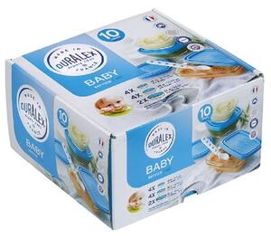 Zestaw pojemników DURALEX Freshbox Baby 10szt