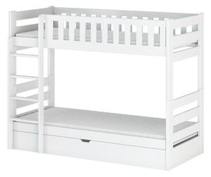 FOCUS 80x180 białe łóżko piętrowe Lano Meble
