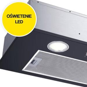 Okap CANDY CBG625/1N Czarny 207m3/h 63dB klasa C