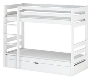 AYA 80x180 białe łóżko piętrowe Lano Meble