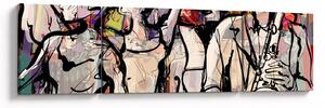 Obraz - Jazzowa noc (170x50 cm)
