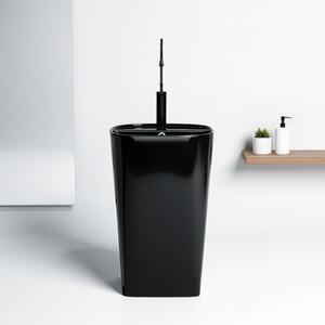 Umywalka nablatowa HYDROSAN CLARO-BL-490 Owalny Czarny