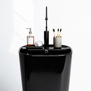 Umywalka nablatowa HYDROSAN CLARO-BL-490 Owalny Czarny
