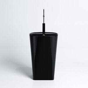 Umywalka nablatowa HYDROSAN CLARO-BL-490 Owalny Czarny