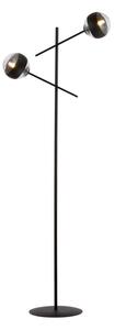 Lampa stojąca podłogowa Emibig 2xE14 40W LINEAR LP2 BLACK/STRIPE 1168/LP2