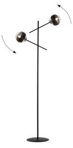 Lampa stojąca podłogowa Emibig 2xE14 40W LINEAR LP2 BLACK/STRIPE 1168/LP2
