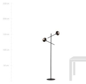 Lampa stojąca podłogowa Emibig 2xE14 40W LINEAR LP2 BLACK/STRIPE 1168/LP2
