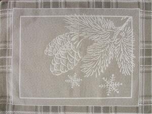 Serwetka EUROFIRANY Holly 35 x 45 cm CiemnobeÅ¼owy