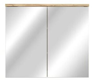 Szafka łazienkowa BALI 80 cm kaszmirowy mat z lustrem