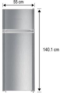 Lodówka LIEBHERR CTPELE 231 140.1cm Srebrna