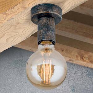 ORION Lampa sufitowa Rati, możliwość ściemniania, brązowy / rdzawy, salon / jadalnia, metal, vintage