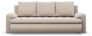 Kanapa rozkÅadana, Bosco, velvet, 222x96x92 cm, beÅ¼owy | TYLETEGOTU