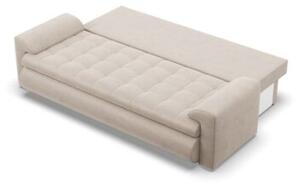 Kanapa rozkÅadana, Bosco, velvet, 222x96x92 cm, beÅ¼owy | TYLETEGOTU