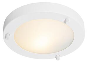 Zewnetrzna Nowoczesna lampa sufitowa biała 18 cm IP44 - Yuma Oswietlenie zewnetrzne