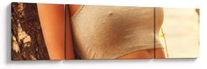 Obraz - Kobieta przy drzewie (170x50 cm)