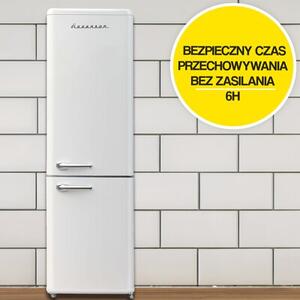 Lodówka RAVANSON LKK-250RC Retro 184.3cm Kremowa