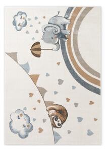 Kremowy dywan dziecięcy 120x170 cm Walk like an Elephant Rainy Party – Villeroy&Boch