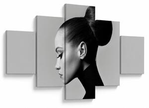 Obraz - Profil pięknej kobiety (125x70 cm)
