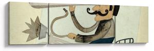 Obraz - Astronom na rowerze (170x50 cm)