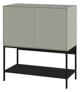 Zielono-czarna szafka 80x90x40 cm Amira – Marckeric