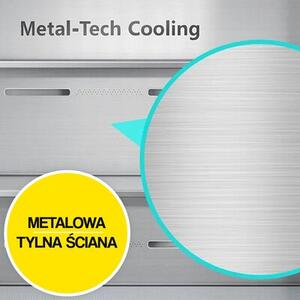 Lodówka HISENSE RF728N4SBFE MD Side by Side No Frost 178.5cm Czarna Kostkarka Wi-Fi ConnectLife My Fresh Choice