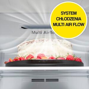 Lodówka HISENSE RF728N4SBFE MD Side by Side No Frost 178.5cm Czarna Kostkarka Wi-Fi ConnectLife My Fresh Choice