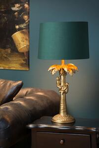 EXTRAVAGANZA COCONUT designerska lampa stołowa w kształcie palmy złoto/zielona