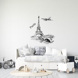 PIPPER | Naklejka na ścianę "Paryż 3" 78x70 cm